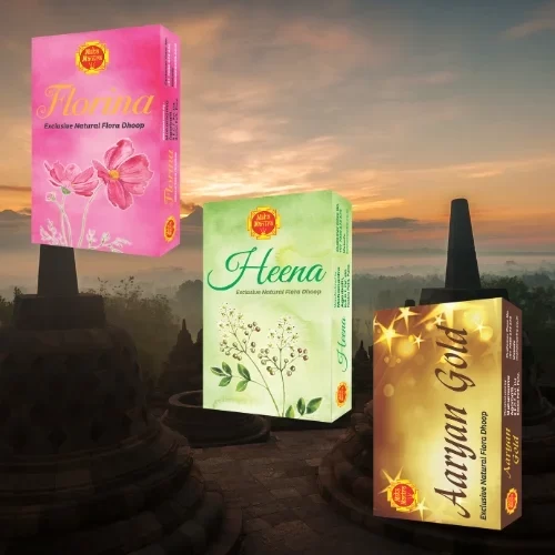 EXCLUSIVE FLORA DHOOPSTICKS MADE WITH NATURAL ESSENTIAL OILS 50G 150